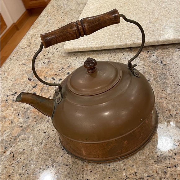 Revere Ware Vintage Copper Teakettle Rome NY USA - 81 Teapot Decorative Patina - Picture 15 of 16
